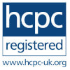 HCPC Registered badge