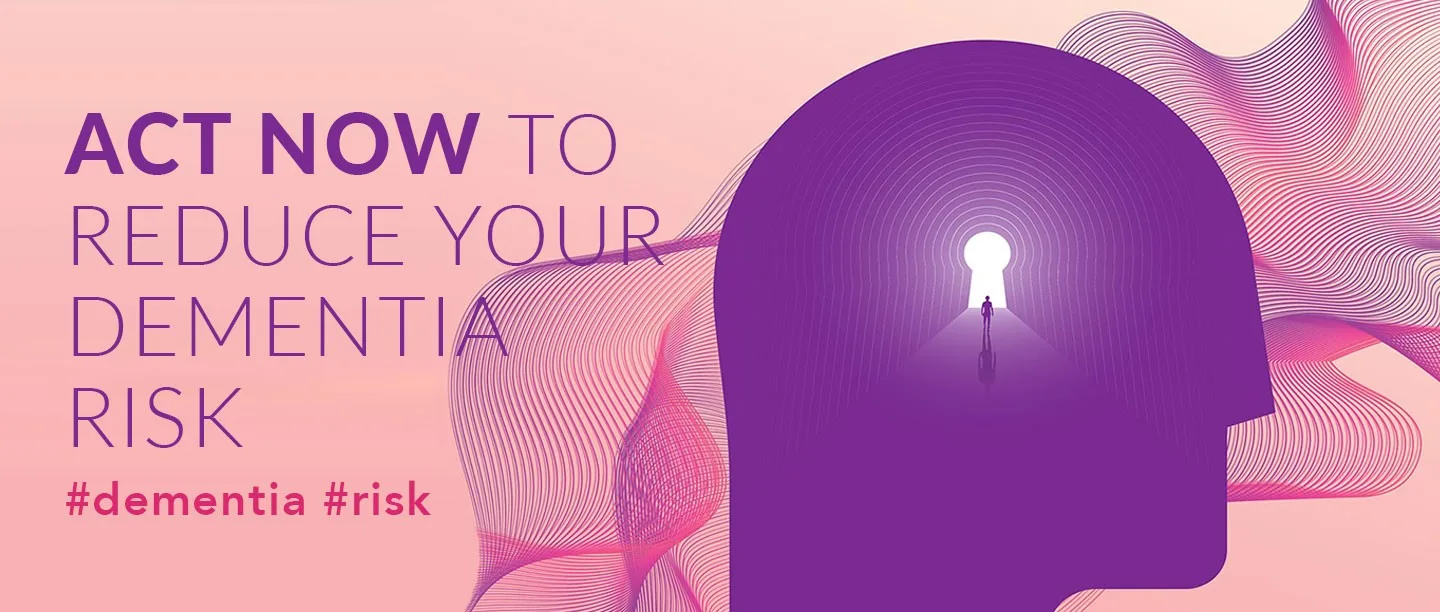 Dementia awareness campaign graphic.