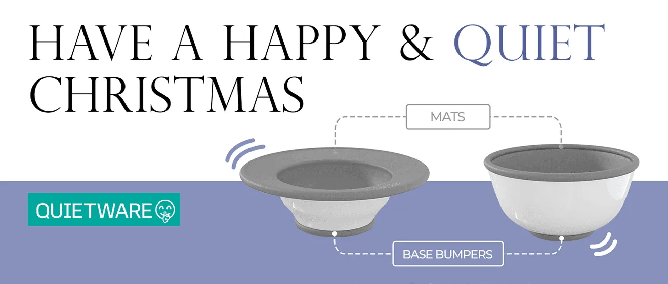 Quiet Christmas dining set.