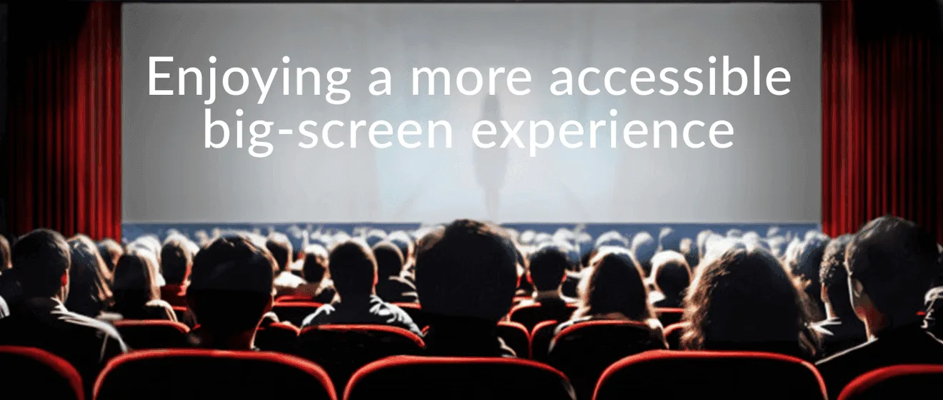 Audience in movie theater