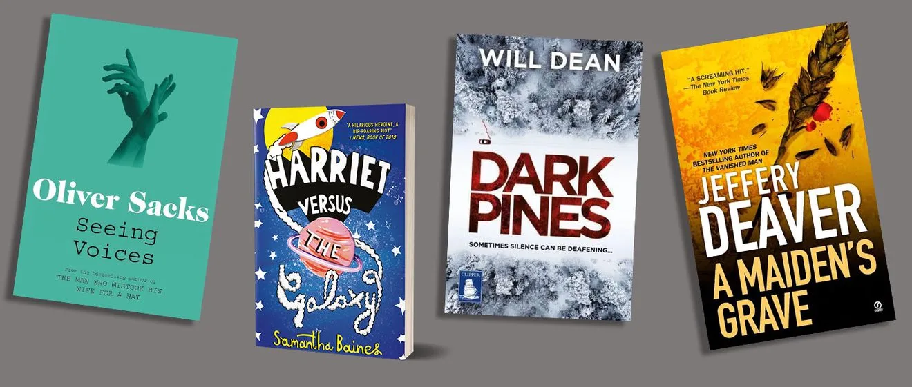 Four diverse book covers
