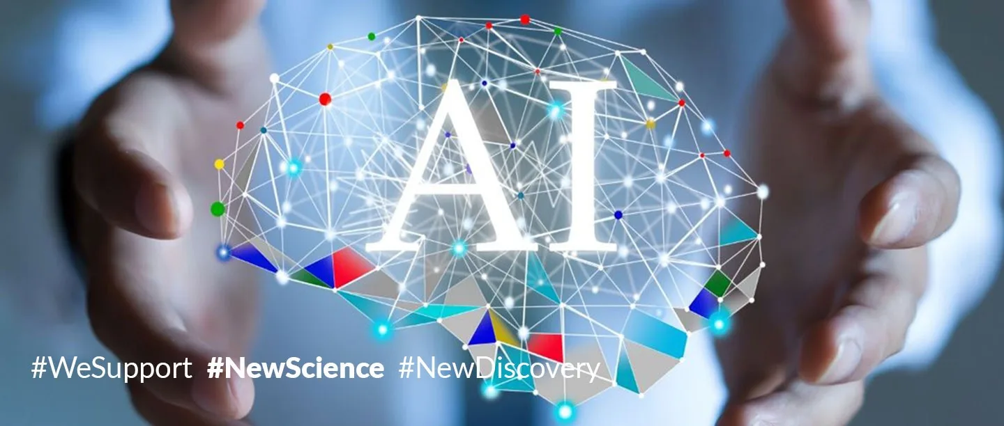 AI digital brain visualization