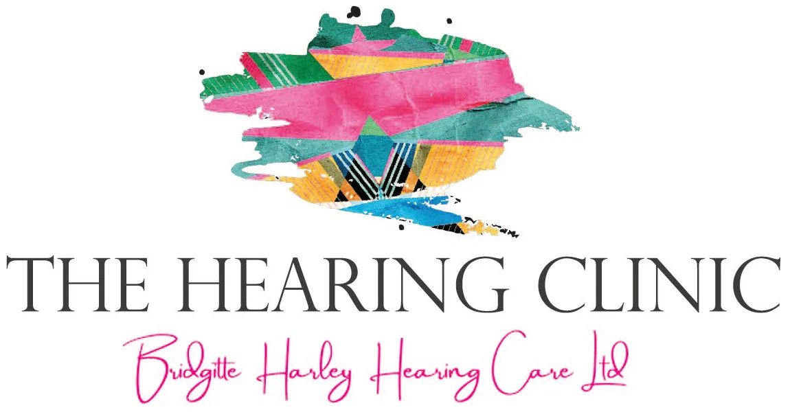 Colorful hearing clinic logo.