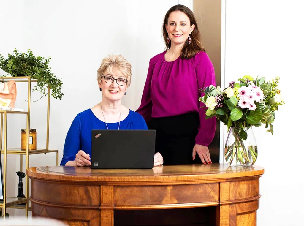 Bridgitte Harley and Marion Hall
