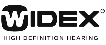 Widex logo with tagline